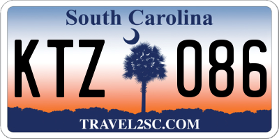 SC license plate KTZ086