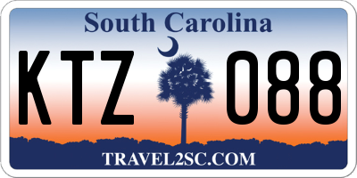SC license plate KTZ088