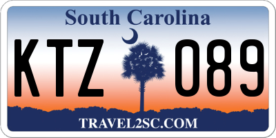 SC license plate KTZ089