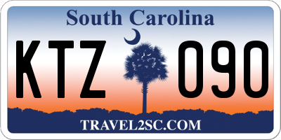 SC license plate KTZ090