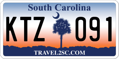 SC license plate KTZ091