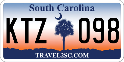 SC license plate KTZ098
