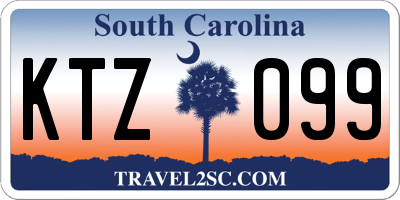 SC license plate KTZ099