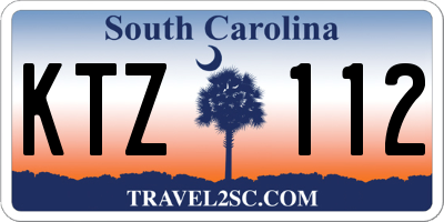 SC license plate KTZ112