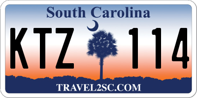 SC license plate KTZ114