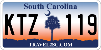 SC license plate KTZ119