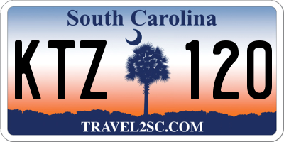 SC license plate KTZ120