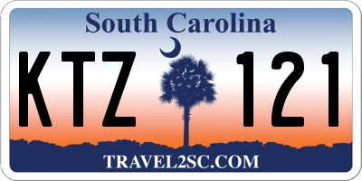 SC license plate KTZ121
