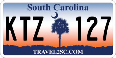 SC license plate KTZ127