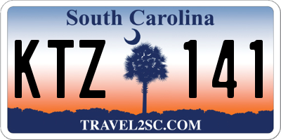 SC license plate KTZ141