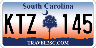 SC license plate KTZ145
