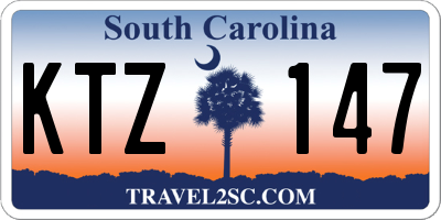 SC license plate KTZ147