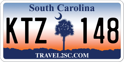 SC license plate KTZ148