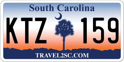 SC license plate KTZ159
