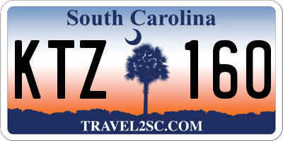 SC license plate KTZ160