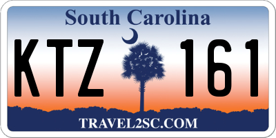 SC license plate KTZ161