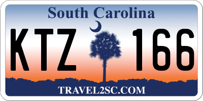 SC license plate KTZ166