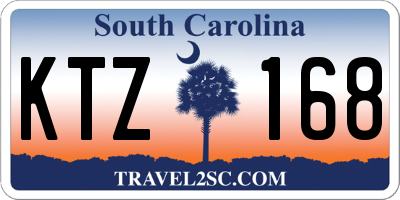 SC license plate KTZ168