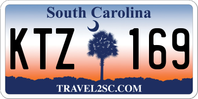 SC license plate KTZ169