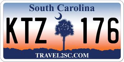 SC license plate KTZ176
