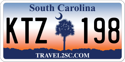 SC license plate KTZ198