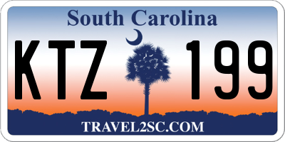 SC license plate KTZ199