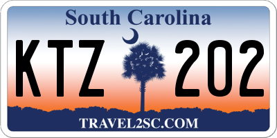 SC license plate KTZ202