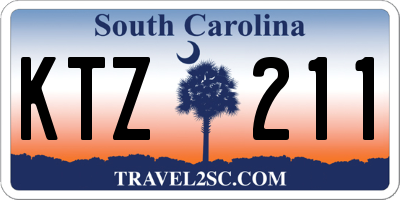 SC license plate KTZ211