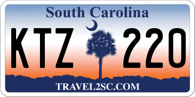 SC license plate KTZ220