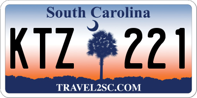 SC license plate KTZ221