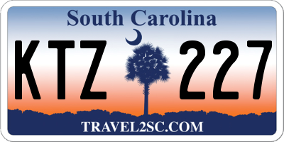 SC license plate KTZ227