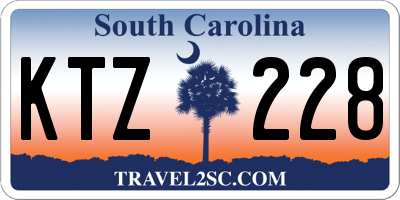 SC license plate KTZ228