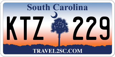 SC license plate KTZ229