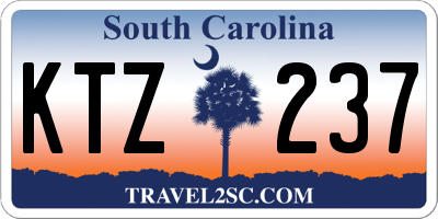 SC license plate KTZ237