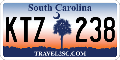 SC license plate KTZ238