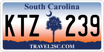 SC license plate KTZ239