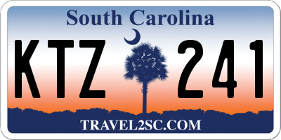 SC license plate KTZ241
