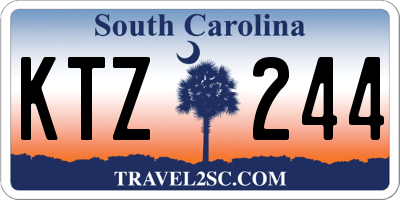 SC license plate KTZ244
