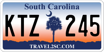 SC license plate KTZ245