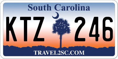 SC license plate KTZ246