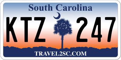 SC license plate KTZ247
