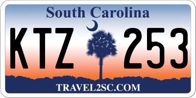 SC license plate KTZ253