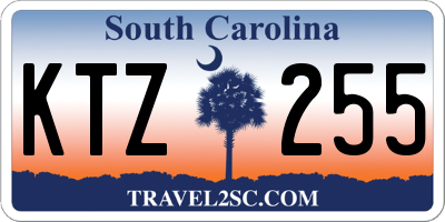 SC license plate KTZ255