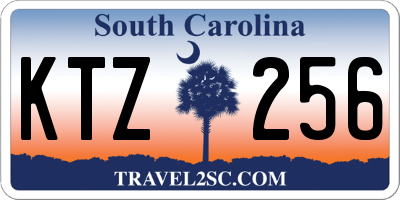 SC license plate KTZ256