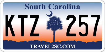 SC license plate KTZ257