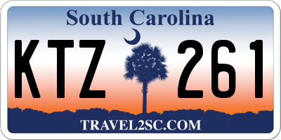 SC license plate KTZ261