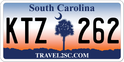 SC license plate KTZ262