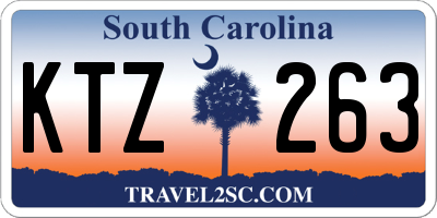 SC license plate KTZ263