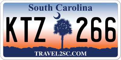 SC license plate KTZ266
