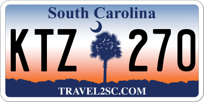 SC license plate KTZ270